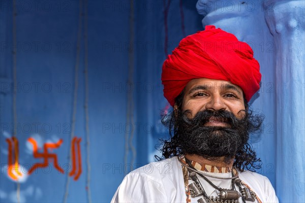 Rajasthani dressed in traditional clothes