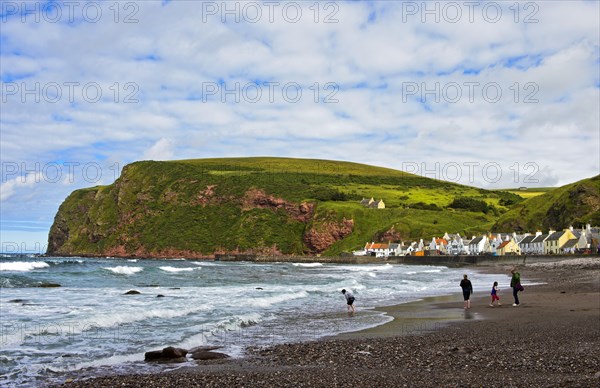 Bay at the fishing village of Pennan