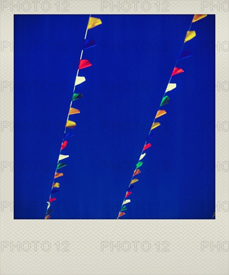 Polaroid effect of flags