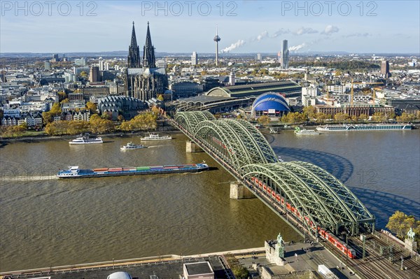 View over the river Rhine