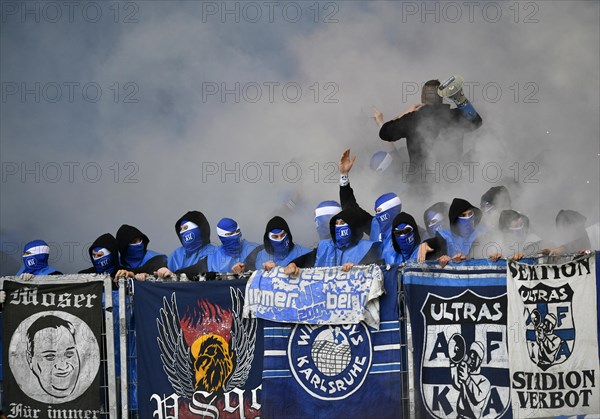 Radical fans at soccer match