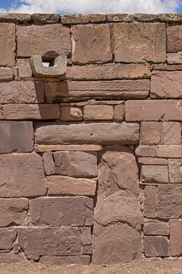 Outer wall of the Kalasasaya temple