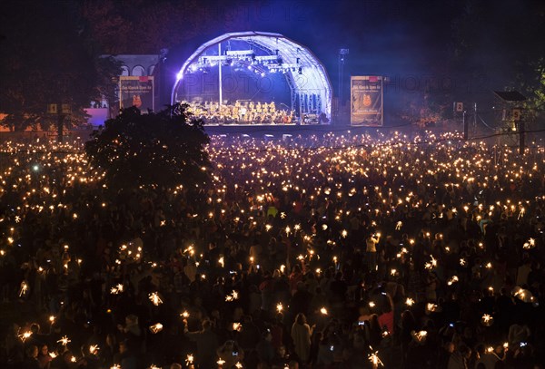 Classical open air Concert at the picnic in the park with Nuremberg Symphonic Orchestra