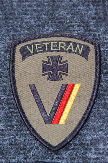 Sticker or badge veteran of the German Federal Armed Forces