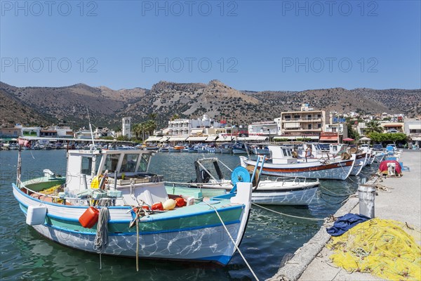 Fishing boats in Lake Voulismeni