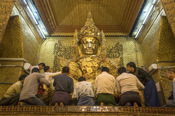 Locals praying