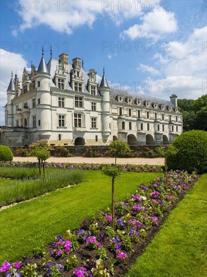 Castle Chenonceau on the Cher