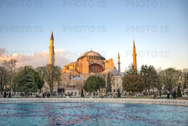 Hagia Sophia at sunset