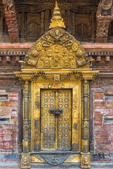 Golden doorway
