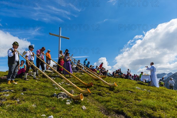 Mountain mass on the Hochrappenkopf