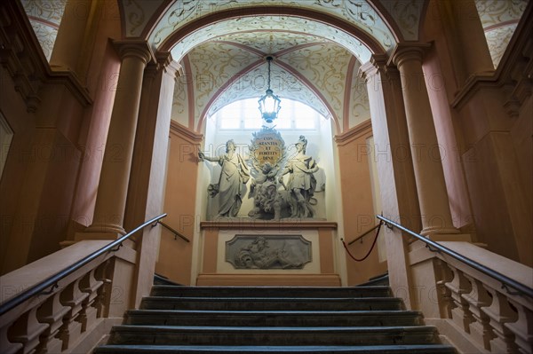 Staircase to the museum