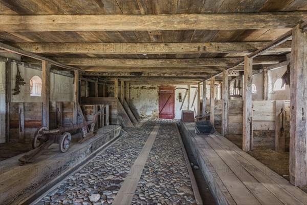 Barn of the historic farmhouse Kommandorgard about 1748