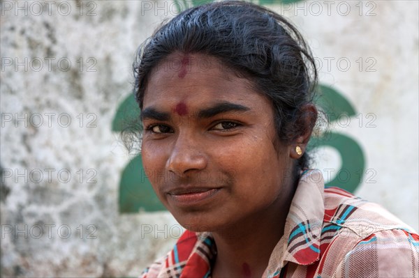 Young native woman