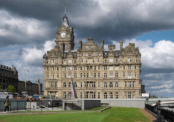 Balmoral hotel with clock tower