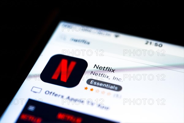 Netflix App in the Apple App Store