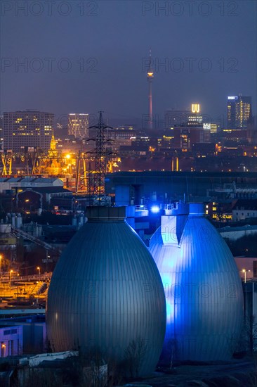 City panorama of Dortmund