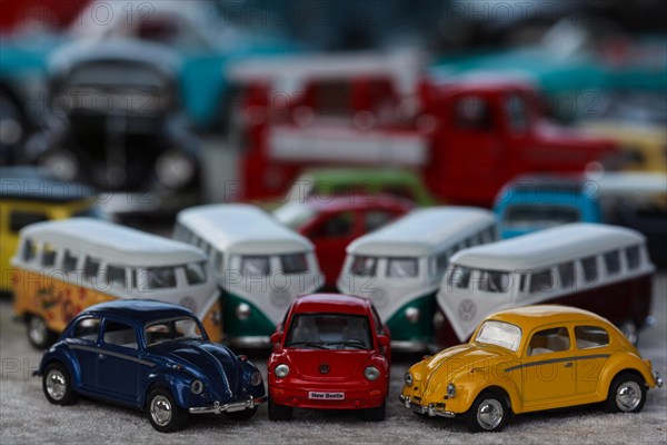 Various colorful toy cars