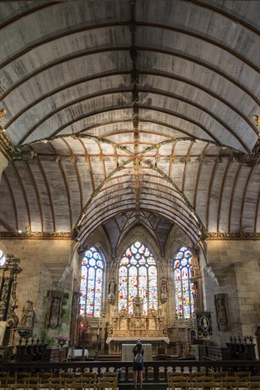 Interior with sanctuary