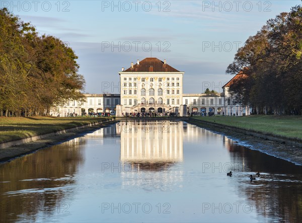 West side of Nymphenburg Palace