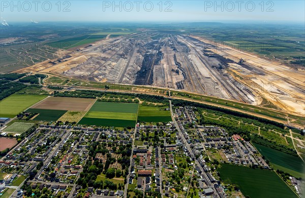 Brown coal surface mining Garzweiler