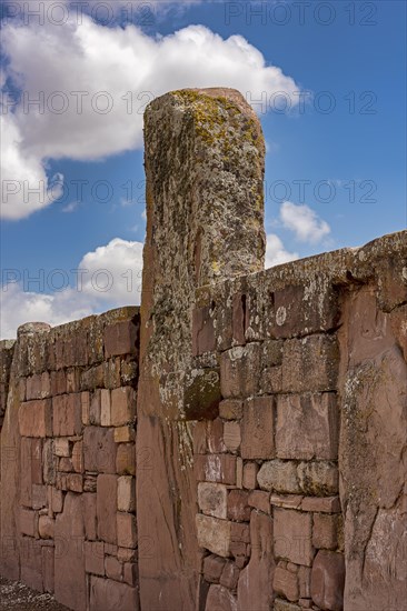 Outer wall of the Kalasasaya temple