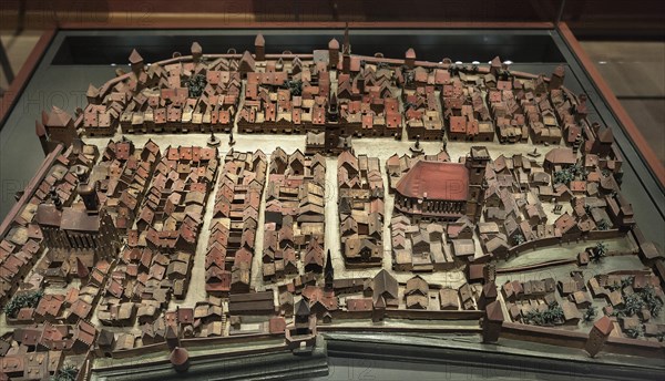 Model of the city Straubing by Jakob Sandtner 1568