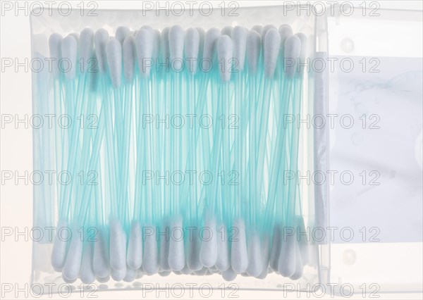 Cotton buds made of plastic