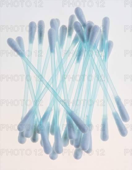 Cotton buds made of plastic