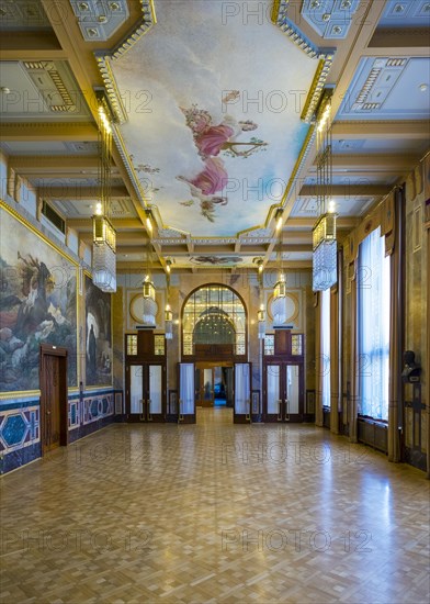 Municipal House with Art Nouveau murals