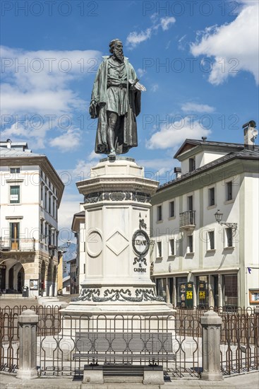 Monument to the painter Tizian in his native town