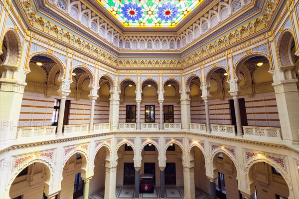 Stained-glass ceiling