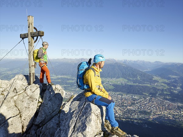 Summit cross Nordkette