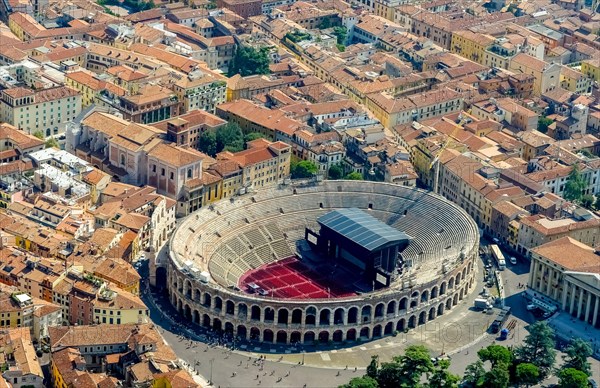 City centre with Arena di Verona