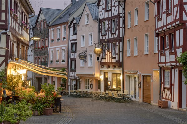 Half-timbered houses in Burgstrasse