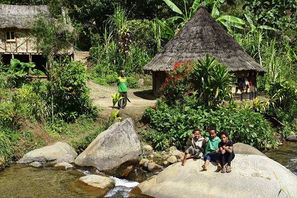 Residents in small village