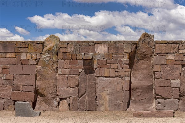 Outer wall of the Kalasasaya temple