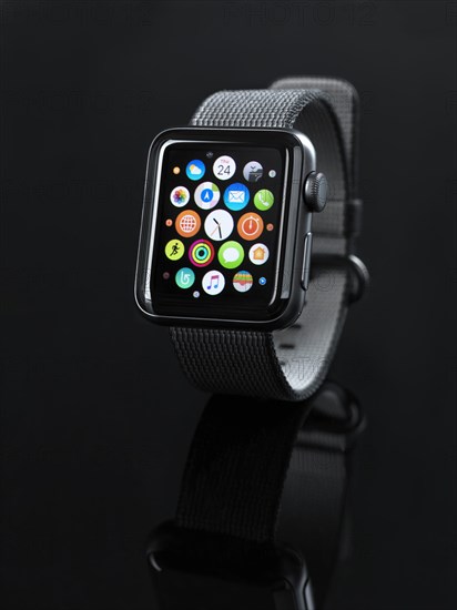 Shiny steel Apple Watch series 2