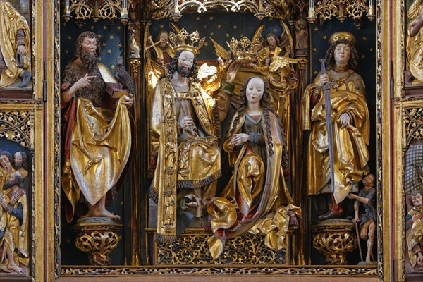 Coronation of the Virgin in Schwabacher Altar