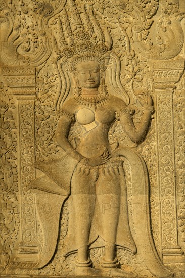 Apsara relief