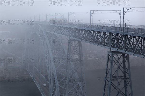 Arch bridge Ponte Dom Luis I over the Douro