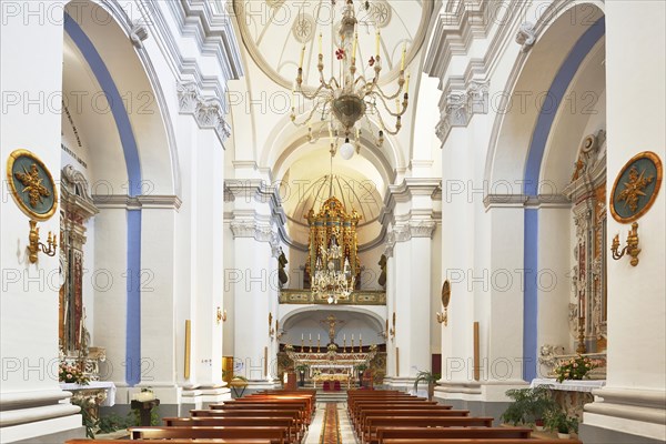 Interior with sanctuary