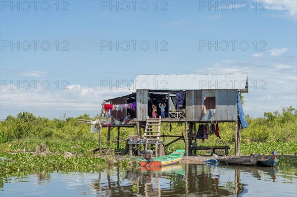 Stilt house on the waterfront