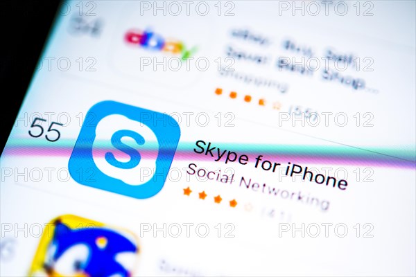 Skype App in the Apple App Store