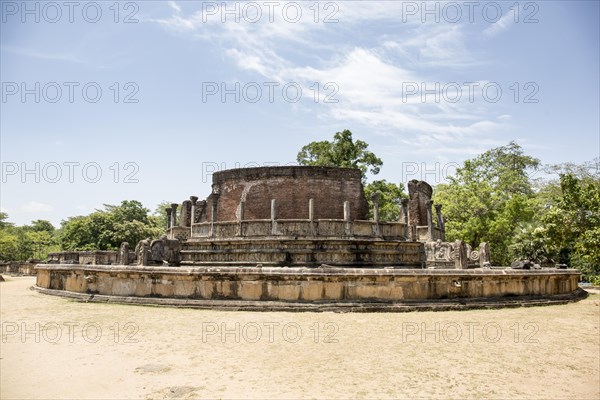 Royal palace ruins