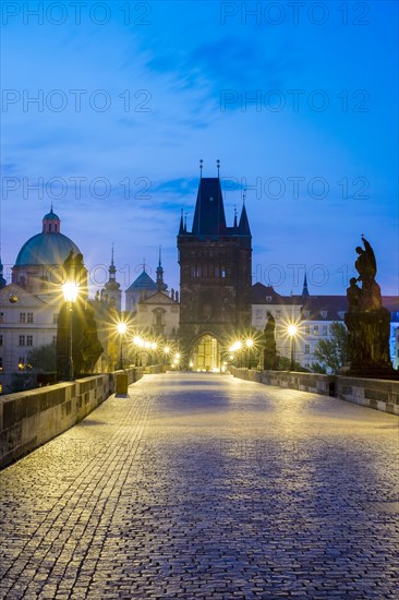 Charles Bridge at dawn