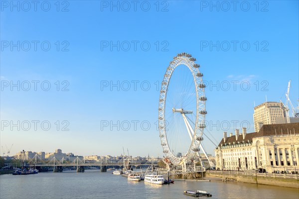 London Eye and Thames