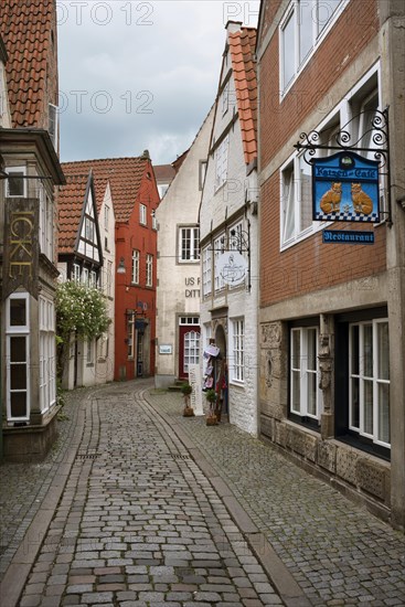 Historic section of old town Schnoor