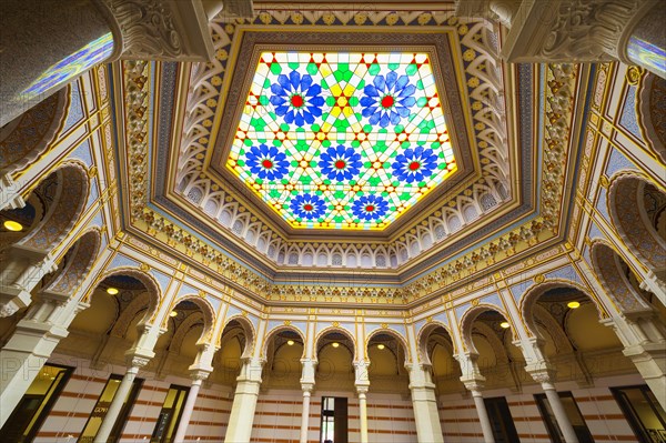 Stained-glass ceiling