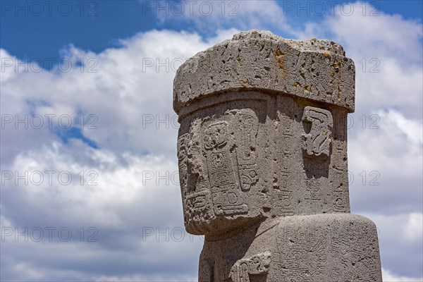 Monolith in Kalsasaya Temple