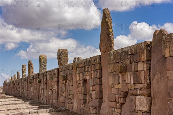 Outer wall of the Kalasasaya temple